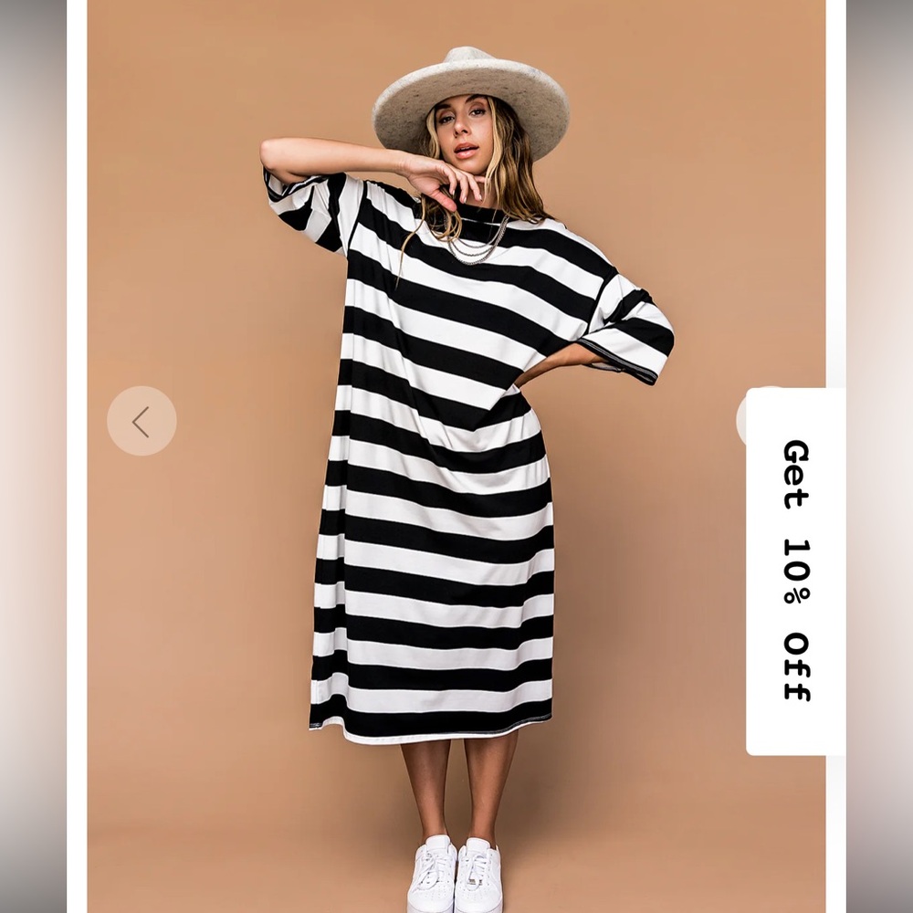 Dressed in Lala Ozzy Stripe Dress
